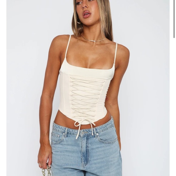 Until You’re Mine Bustier TAGS ON Pink - Picture 3 of 6